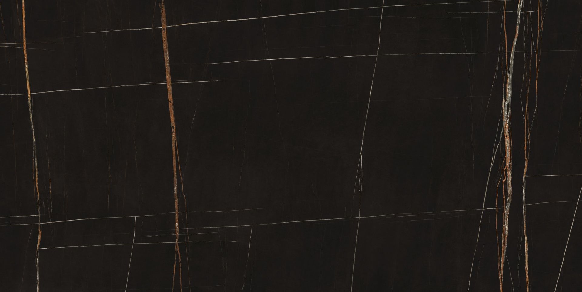 Плитка из керамогранита MARMI SGF MM SHN LUC SAHARA NOIR LUCIDATO для стен и пола, универсально 150x300 6 мм