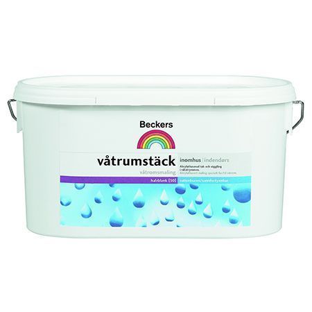 BECKERS VATRUMSTACK краска полуглянцевая для влажных помещений, Bas A (0,9л)