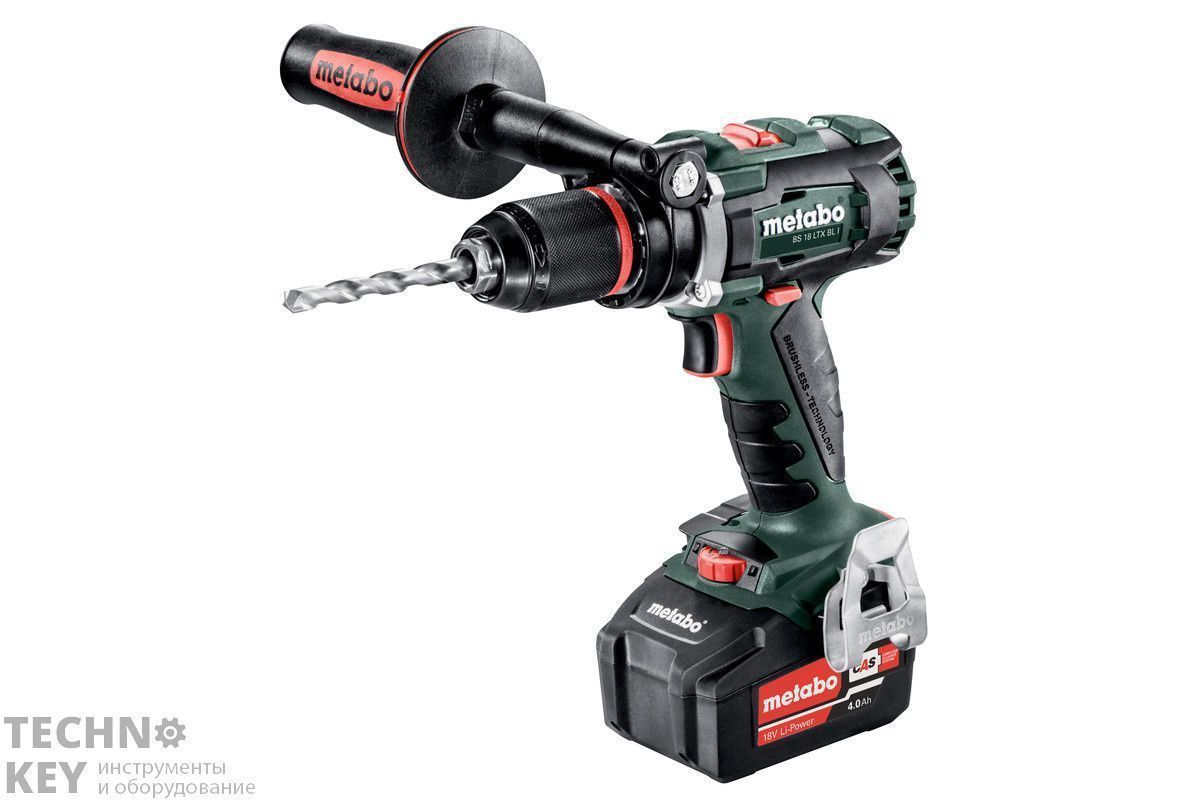 Аккумуляторная дрель-шуруповерт Metabo BS 18 LTX BL I (2х4.0Ач) 602350500