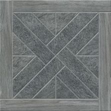 Керамическая плитка Urban Quarzite Антрацит с деревянной рамкой K943932 Напольный декор 45x45