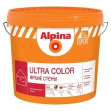 ALPINA EXPERT ULTRA COLOR краска для внутренних работ, ЯРКИЕ СТЕНЫ, База 1 (9л)