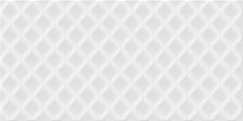Керамическая плитка Deco рельеф белый DEL052D для стен 29,8x59,8