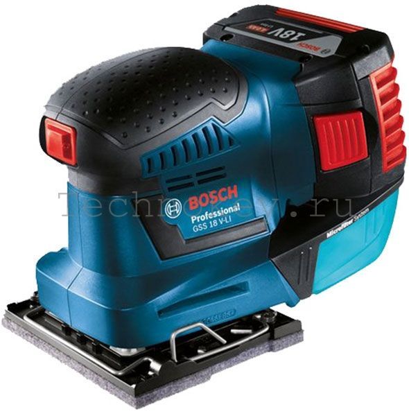 Аккумуляторная плоскошлифовальная машина Bosch GSS 18V-10 06019D0200