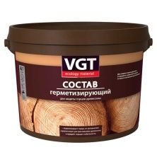 VGT Состав герметизирующий для защиты торцов древесины (0.9кг)