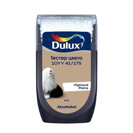 DULUX тестер цвета колеровки 10YY 41/175 матовый (0,03л)