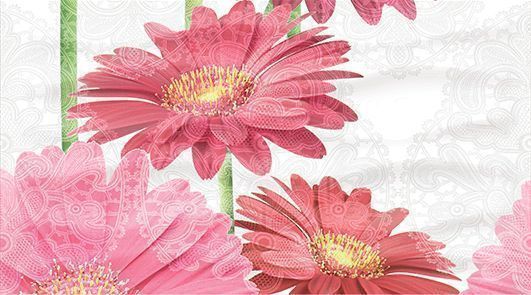 Керамическая плитка Dec Gerbera Panno B КПН16GerberaB Панно 25x45