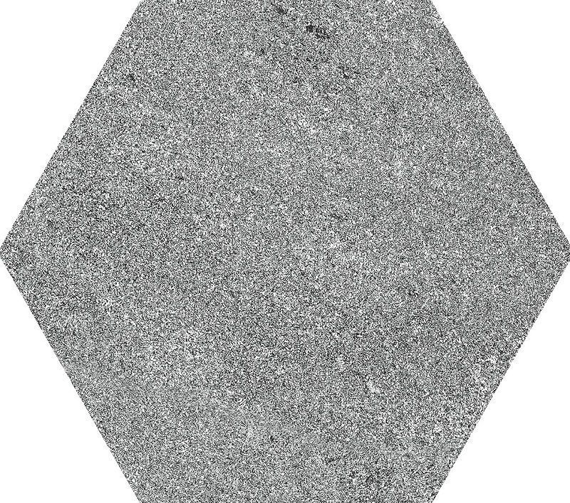 Плитка из керамогранита Soft Hexagon Grey для стен и пола, универсально 23x26