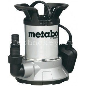 Metabo TPF 6600 SN Насос погр.450Вт,6600л/ч,6м,попл,нерж 0250660006