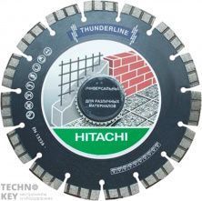 Диск алмазный Hitachi 125х2,2х22,2 THUNDERLINE сегментир., универсальный