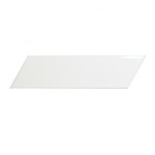 Керамическая плитка CHEVRON WALL White Right для стен 18,6x5,2