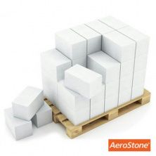 Блок из ячеистого бетона Aerostone газосиликатный D400 625х250х375 мм 1 м3