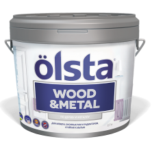 Olsta Wood&Metal / Олста Вуд Метал Краска по дереву и металлу полуматовая