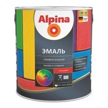 ALPINA Эмаль алкидная универсальная шелковисто-матовая, База 3 (0,75л)