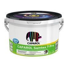 CAPAROL SAMTEX 7 Pro краска латексная для стен и потолков, шелковисто-матовая, база 1 (1,25л)