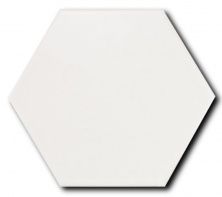 Плитка из керамогранита Scale Floor Hexagon Porcelain White для стен и пола, универсально 10,1x11,6
