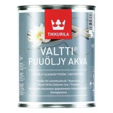 TIKKURILA VALTTI PUUOLJY AKVA масло для древесины, водоразбавляемое для наружных работ (0,9л)