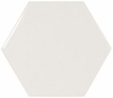 Керамическая плитка Scale Hexagon White для стен 10,7x12,4