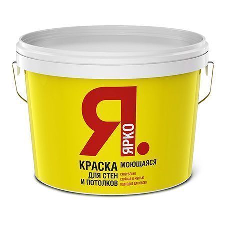 ЯРКО краска для стен и потолков, моющаяся (6кг)