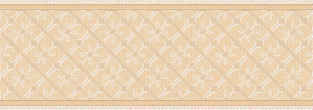 Керамическая плитка 1507-0008 Деми цветы Бордюр 8,5x25