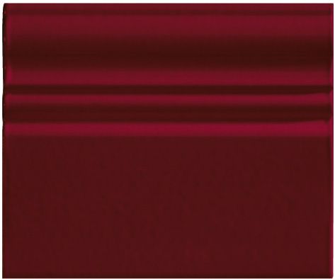 Керамическая плитка BATT DIAMANTE BORDEAUX Бордюр 12x15