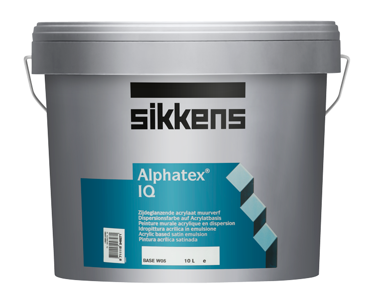 SIKKENS ALPHATEX IQ краска универсальная особопрочная, полуматовая, база M15 (4,8л)