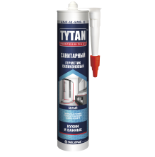 TYTAN PROFESSIONAL UPG TURBO герметик силиконовый, санитарный, белый (280мл)