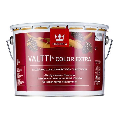 TIKKURILA VALTTI COLOR EXTRA лазурь фасадная на маслянной основе, глянцевая (9л)