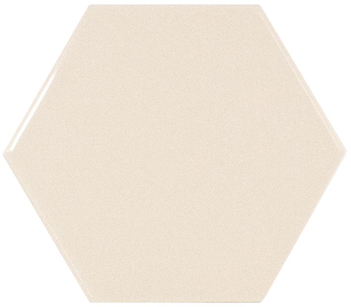 Керамическая плитка Scale Wall Hexagon Crema для стен 10,7x12,4