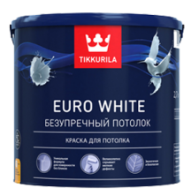 Tikkurila Euro White / Тиккурила Евро Уайт Краска для потолков глубокоматовая
