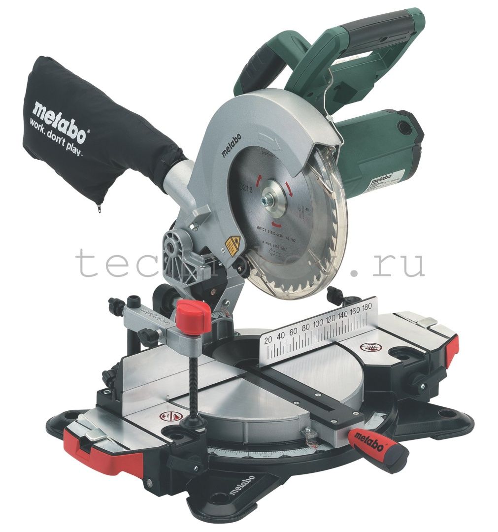 Торцовочная пила Metabo KS 216 M Lasercut 1350вт,120х60мм, лаз, под 619216000