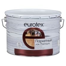 Eurotex Premium лак паркетный алкидно-уретановый, полуматовый (10л)