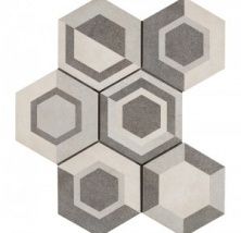 Керамическая плитка Rewind Decoro geometrico Vanilla R4DT для стен 18,2x21