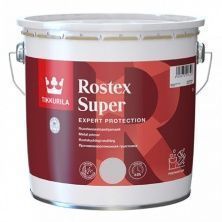 TIKKURILA ROSTEX SUPER грунтовка для металла противокоррозийная, матовая, светло серый (3л)