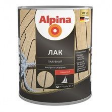 ALPINA Лак алкидно-уретановый палубный глянцевый (2,5л)