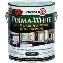 Zinsser Perma-White Mold&Mildew-Proof Interior Paint / Зинссер Перма-Вайт Молд&Милдью Краска самогрунтующая для стен и потолков матовая
