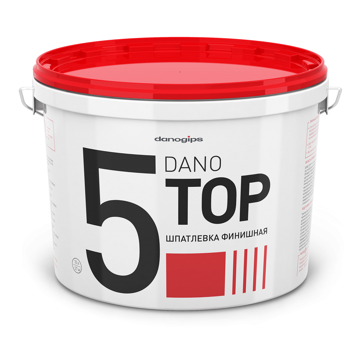 DANOGIPS DANO TOP 5 шпатлевка финишная (10л)