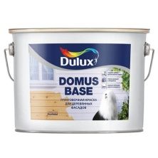 DULUX DOMUS BASE грунт. краска для дер. фасадов, масляная, мат, белый (10л)