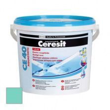 Затирка цементная Ceresit CE 40 Aquastatic бирюза №77 2 кг