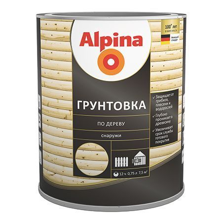 ALPINA грунтовка по дереву (10л)