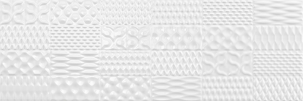 Керамическая плитка BLANCOS SINAN DECOR WHITE BRILLO для стен 30x90