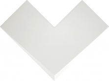 Керамическая плитка Elle White Matt для стен 20x20
