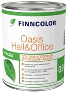 Finncolor Oasis Hall&Office / Финнколор Оазис Хол&Офис Краска для стен и потолков водно-дисперсионная глубокоматовая