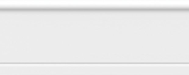 Керамическая плитка GT1U051 Gatsby глянцевый белый Бордюр 10x25