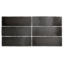 Керамическая плитка MAGMA 24962 Black Coal для стен 6,5x20