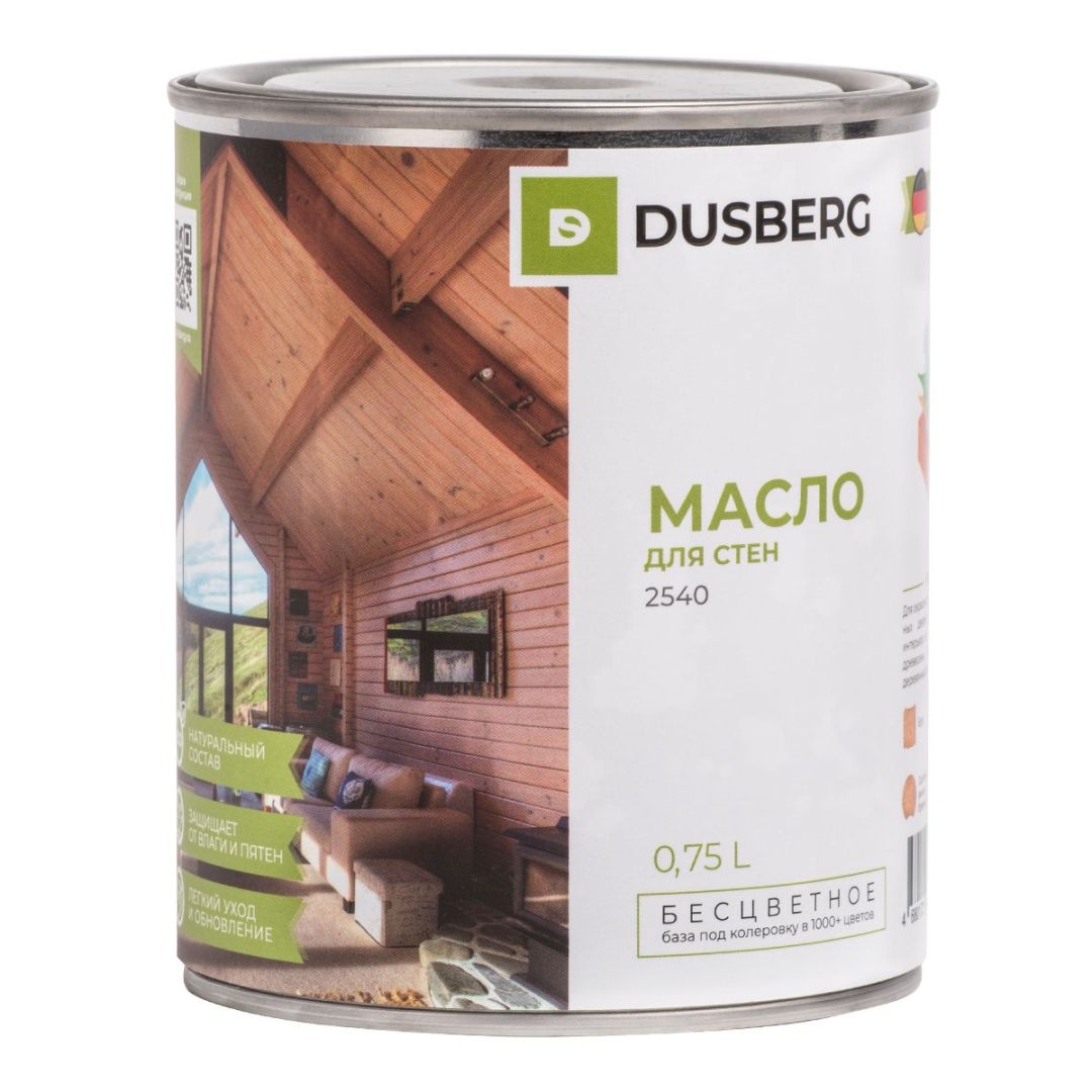 DUSBERG масло для стен, бесцветное 2540 (0,75л)