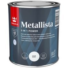 TIKKURILA METALLISTA краска по ржавчине 3 в 1, глянцевая, база A (0,9л)