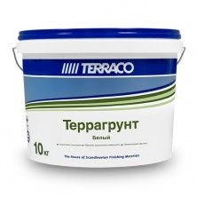 TERRACO TERRAGRUNT WHITE грунт проникающий, пигментированный, белый колеруемый (10кг)