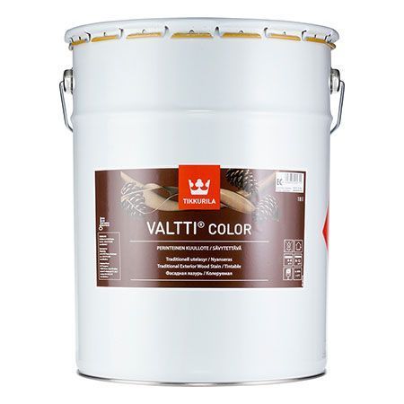 TIKKURILA VALTTI COLOR лазурь фасадная, колеруемая, на маслянной основе (18л)