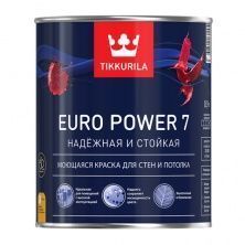 Tikkurila Euro Power 7 / Тиккурила Евро Пауэр 7 Краска для стен и потолков моющаяся матовая