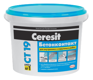 Ceresit СТ 19 / Церезит ЦТ 19 Грунт бетонконтакт морозостойкий